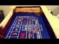 Diy craps table video-2 stained part of top on just have on table see how felt looked Diy craps table video-2 stained part of top on just have on table see how felt looked