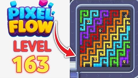 Pixel Flow Level 163 Walkthrough