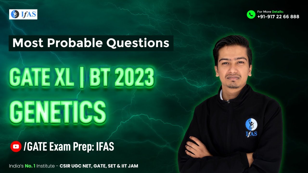 Most Important Question On Genetics For GATE Exam 2023 | IFAS