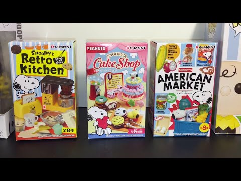 Snoopys Retro Kitchen Re-Ment miniature blind box