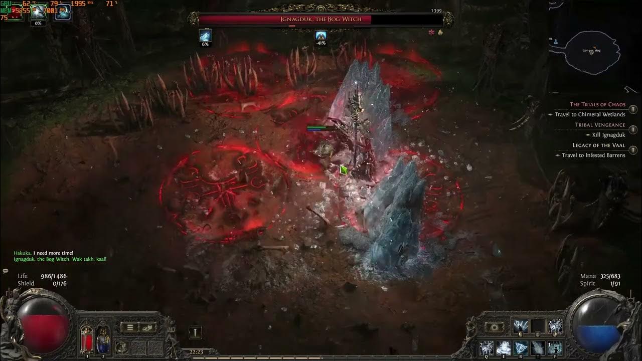 Path of Exile 2 Ignagduk, the bog witch kill cruel act 3 YouTube