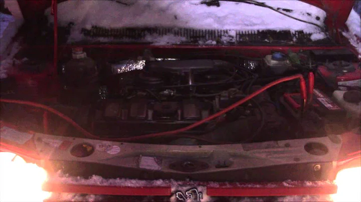 Cold-starting my Peugeot 205 in -10 °C