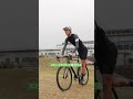 シケイン越えの基礎練習 〜 素早い降車のためのバランス感覚を養う〜 #shorts