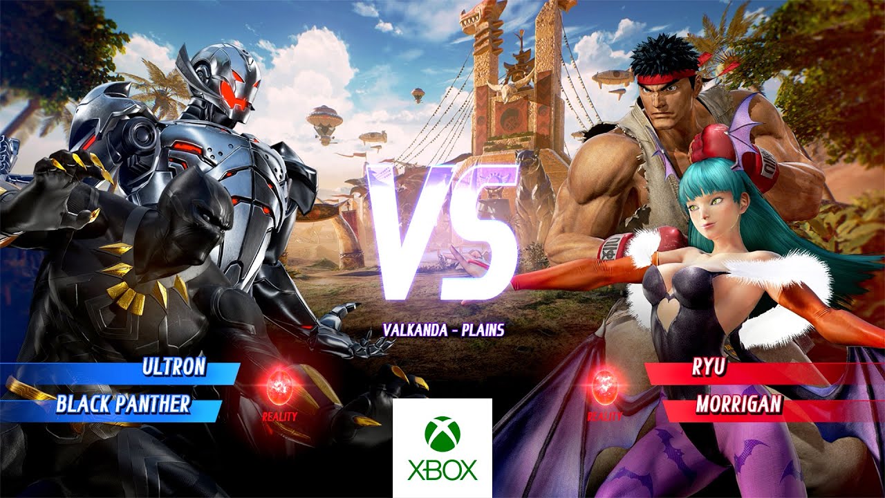 Marvel VS Capcom Infinite : ULTRON & BLACK PANTHER vs RYU & MORRIGAN ...