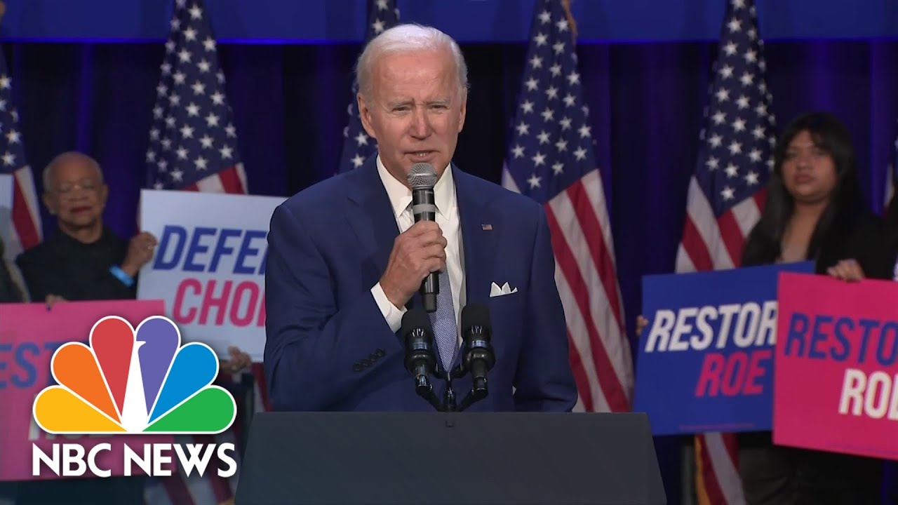 Biden Says He Will Push Congress To Codify Roe V. Wade If Democrats Maintain Control