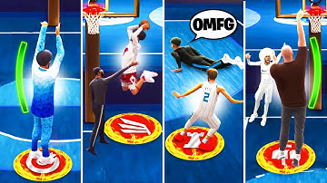 WINNING A GAME AT THE 1v1 COURT WITH EVERY BUILD IN NBA 2K22