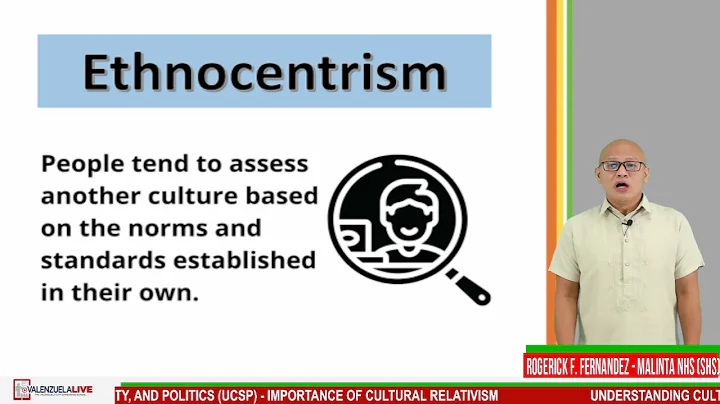 Grade 11 AP UCSP Q1  WEEK 3 - IMPORTANCE OF CULTURAL RELATIVISM