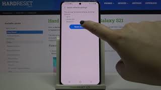 How to Reset Network Settings in SAMSUNG Galaxy S21 – Restore Network Configuration screenshot 3