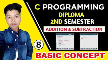 Programming in C | Diploma 2nd Semester | Addition of two number Jharkhand polytechnic 2nd semester