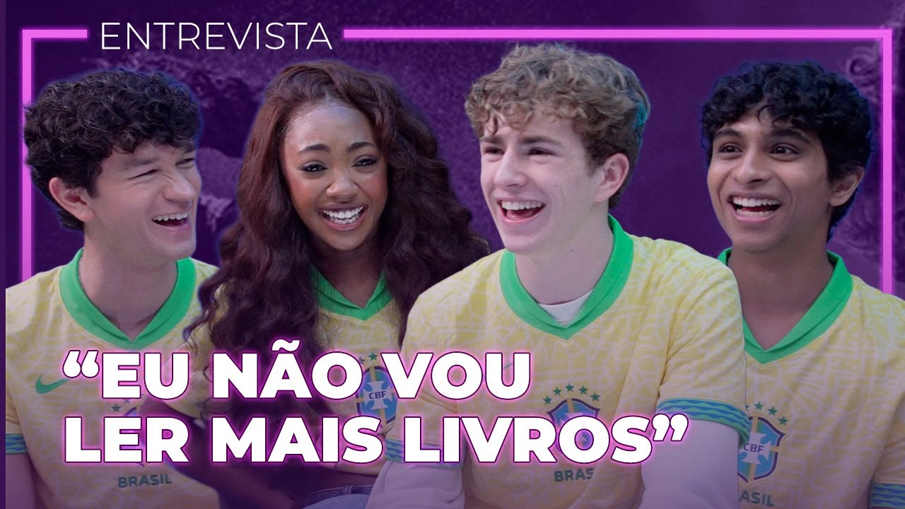 PERCY JACKSON: Elenco fala sobre o amor do Brasil, 2ª temporada e conexão com os livros | Entrevista