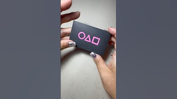 Squid game 3 invitation cards / paper craft #diy #paper #papercraft #squidgame3 #card