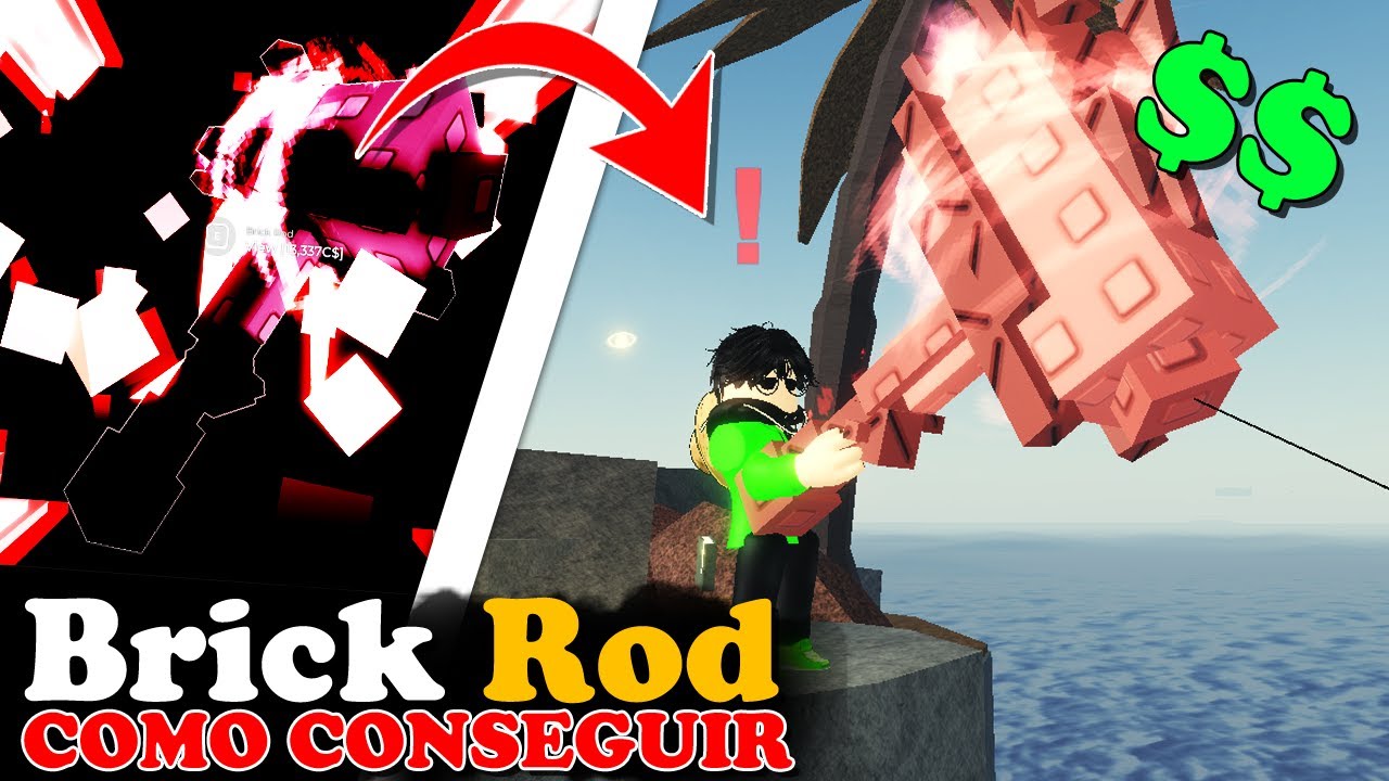 como conseguir BRICK ROD en FISCH ROBLOX - YouTube