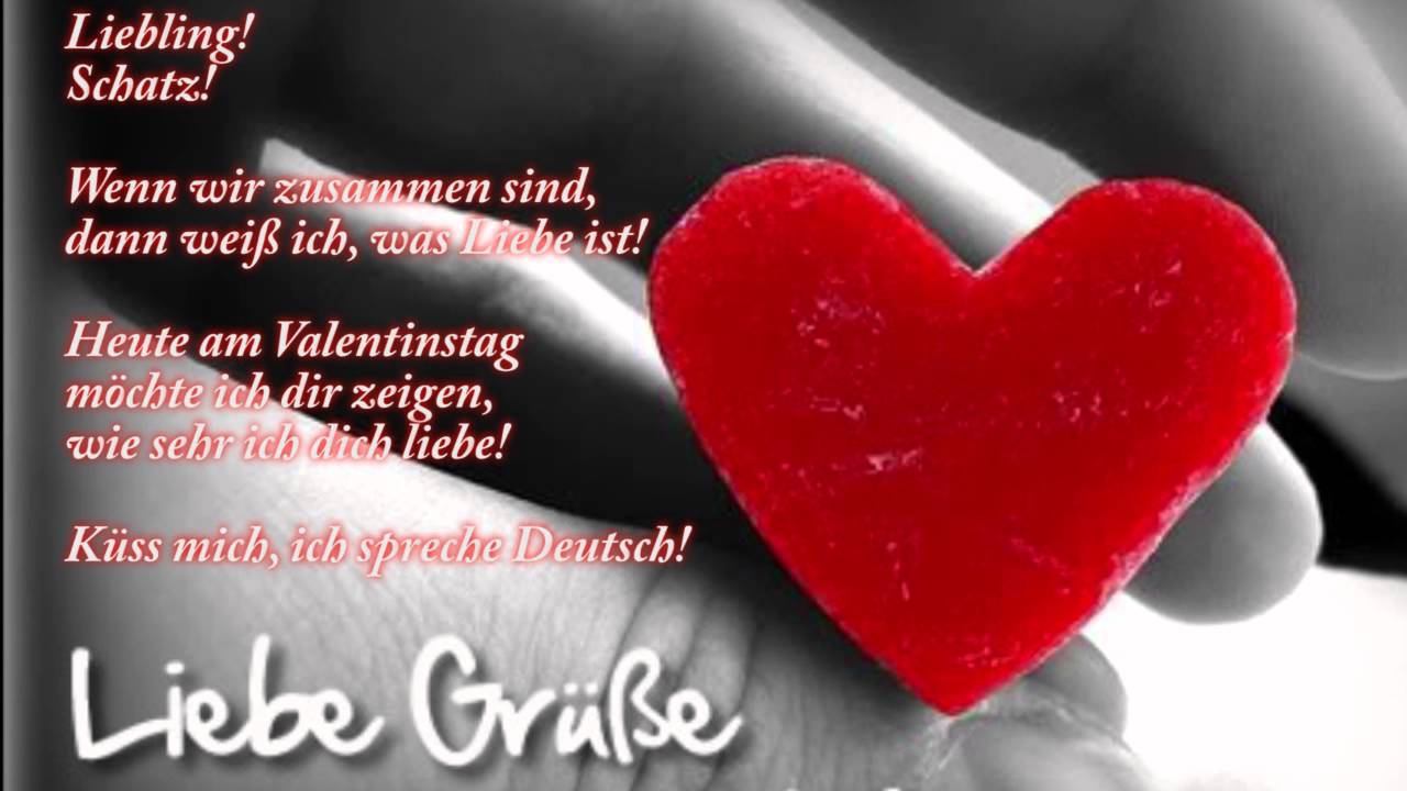 ПРИЗНАЕМСЯ В ЛЮБВИ и делаем комплименты на немецком! День святого Валентина.