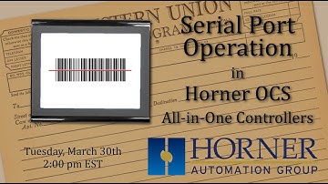 Serial Port Operation in Horner OCS All-in-One Controllers