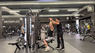 Fabio Rossi - Lat Machine With Mag Grip Medium Grip Pronate - Ii Set - 90Kg