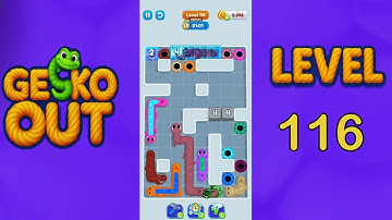 Gecko Out Level 116 Solution  | Step by Step Walkthrough