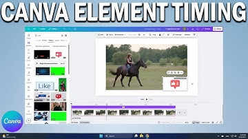 How To Adjust Element Timing in Canva Video Control When Text, Images & Elements Appear