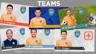 Teams Management. Precioled Video Scoreboard Sports Software. Online Manuals