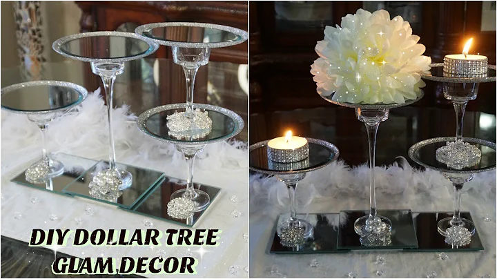 DOLLAR TREE DIY GLAM WEDDING CENTERPIECE | DIY EASY & CHEAP WEDDING DECOR IDEA 2019