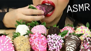 1 DOZEN CHOCOLATE COVERED STRAWBERRIES ~ ASMR (No Talking)