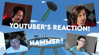 Youtuber's React To Hammer Options! [Henry Stickmin  Completing The Mission]