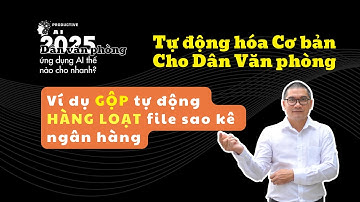 🚀Tự động hóa cơ bản cho Dân Văn Phòng - 🚀 Biến Google Sheets thành trợ lý ảo xử lý việc văn phòng!🚀