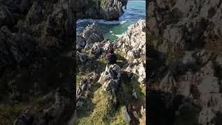 ¿Sabes dónde están estos acantilados? Están en Asturias, muy cerca de Llanes