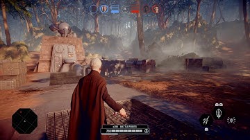 Dooku 1v2 but Rey is scared | Hero Showdown | Star Wars Battlefront 2