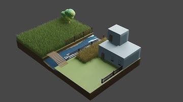 Low Poly Bridge making in Blender part 1