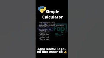 Code a Calculator in 30 Seconds! 🤯 (Python for Absolute Beginners)
