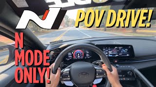Pov Drive Modified Hyundai Elantra N N Mode Only
