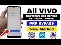 All VIVO Phone FRP Bypass | Google Account Bypass | EasyShare Not Working (New Method Without PC)