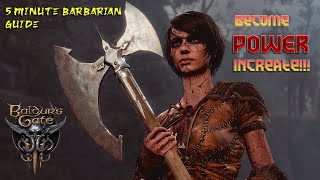 How to play Barbarian Baldurs Gate 3
In this concise and focused Baldurs Gate 3 guide, well show you how to create and play a powerful Barbarian character! Whether youre new to the game or a seasoned adventurer, this short video will walk you through every step of the character creation process, helping you build a fearsome Barbarian ready to smash through foes in no time!
🎮 Baldurs Gate 3 Barbarian Guide | Character Creation | Quick & Easy 🎮
🔥 Learn how to create an unstoppable Barbarian and dominate your enemies in Baldurs Gate 3! 🔥
👉 Step-by-step character creation guide.
👉 Optimal attributes and race selection for Barbarians.
👉 Best skills and backgrounds for your character.
👉 Picking the perfect abilities and proficiencies.
👉 Mastering combat tactics and rage management.
👉 Tips to maximize your Barbarians potential.
Whether you prefer dual-wielding weapons, bashing enemies with a massive greataxe, or wielding a brutal battlehammer, our guide has you covered! Get ready to unleash your inner fury and conquer the world of Baldurs Gate 3 as an unstoppable Barbarian!
🎬 Dont miss this quick and easy guide to playing a Barbarian in Baldurs Gate 3! 🎬
#BaldursGate3 #BarbarianGuide #CharacterCreation #GamingGuide #BG3
SEO Keywords:
Baldurs Gate 3 Barbarian guide
How to play Barbarian BG3
Baldurs Gate 3 character creation
Barbarian build and tips
Best Barbarian race and attributes
BG3 quick character creation
Barbarian skills and proficiencies
Baldurs Gate 3 gameplay tips
Beginners guide to Barbarian BG3
BG3 tips and tricks for Barbarians How to play Barbarian Baldurs Gate 3
