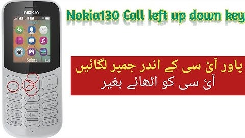 Nokia 130 ta 1017 call & left up down key solution / Nokia 130 call button not working