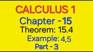 3. Calculus 1 Chapter 15 Thm ;15 .4 Example: 4 ,5 (Reduction Formula) Honours 1st Year Calculus 1