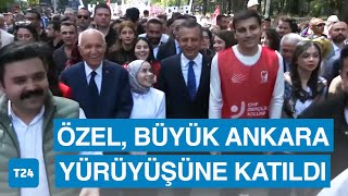 CHP Genel Başkanı Özgür Özel, Ankara'da Büyük Gençlik Yürüyüşü'ne katıldı