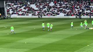 Celtic/Rep.Of Ireland Legends Begin Pre-Match WarmUp - Liam Miller Tribute Match - Pairc Ui Chaoimh