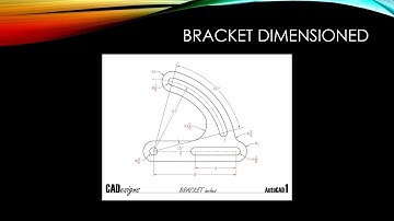 AutoCAD Bracket Tutorial