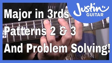 Major Scale In 3rds (Patterns 2 and 3) A Melodic Approach To Scale Practice Guitar Lesson