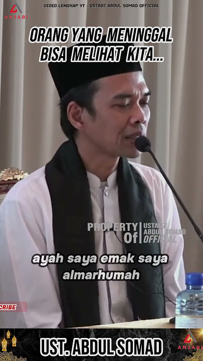 TERNYATA ORANG YANG SUDAH MENINGGAL BISA MELIHAT KITA - UST. ABDUL SOMAD #shorts #abdulsomad