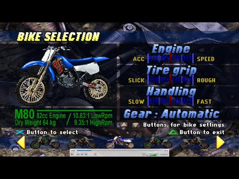 Jeremy McGrath Supercross 98 All Vehicles [PS1]