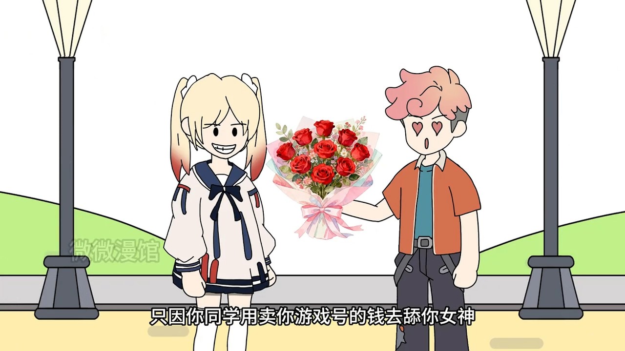 《微微偿还1-3》 奶茶好喝不?#简笔画漫画 #简笔画 #小说