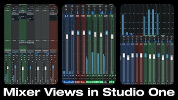 Change How the Mixer Looks in #StudioOne