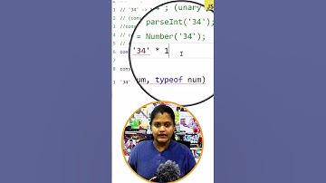 Convert string to number | JavaScript | Learn in Tamil #LiT