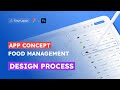 Design Food Inventory App - Timelapse process