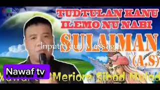 TUDTULAN KANO ILMO NO NABI SULAYMAN AS BY SHIEK SAGUIR SALINDAB