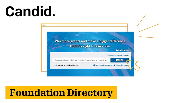 Find grants by searching on Foundation Directory