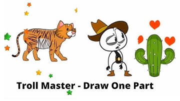 Troll Master - Draw One Part - DOP All Levels - Gameplay Walkthrough Android Part 1 | puzzle game