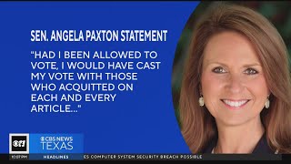 Sen. Paxton releases statement on husband's acquittal
