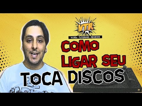 Vídeo: Como Conectar Um Toca-discos